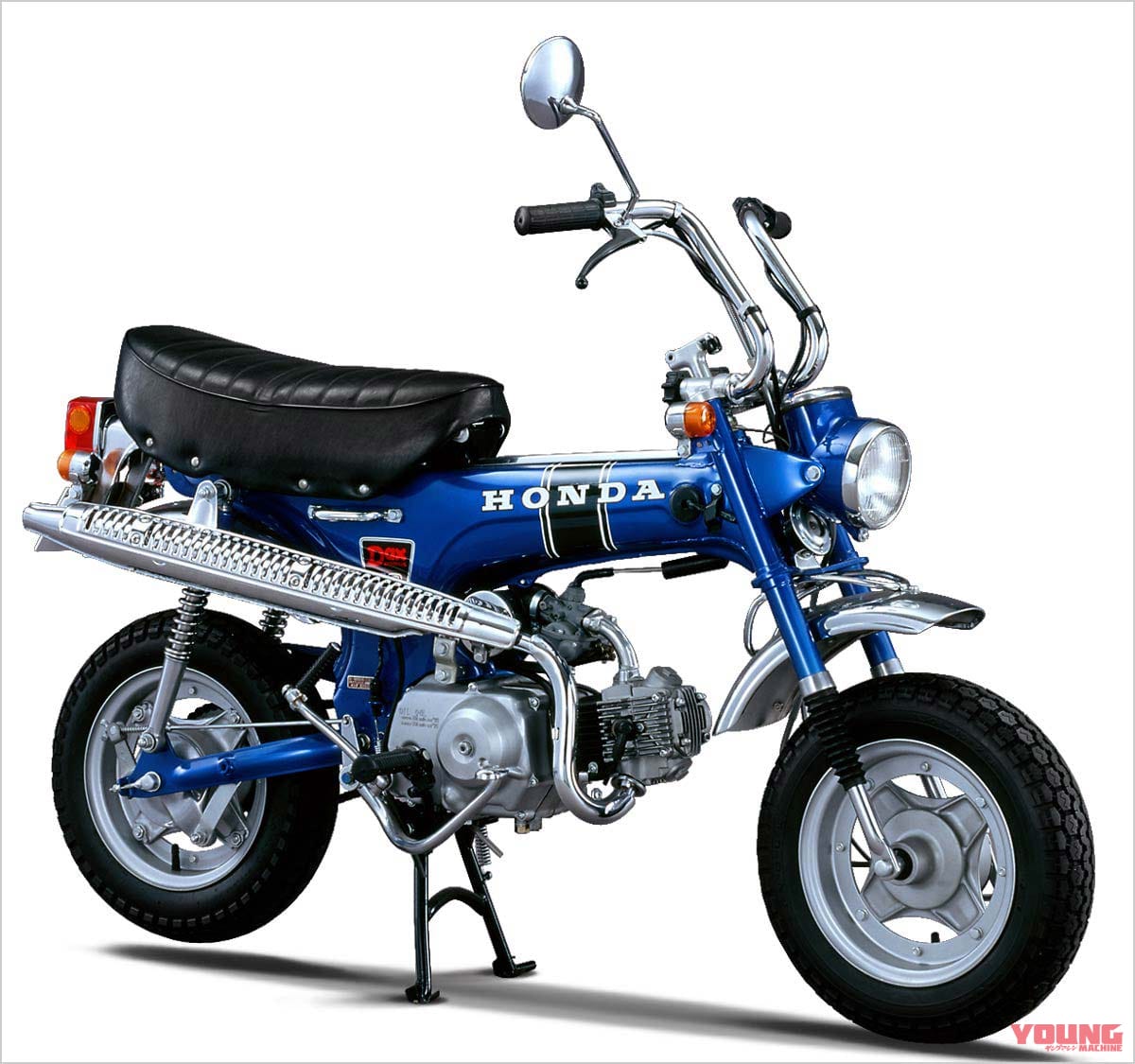 写真] ym2205-044-00-dax-honda-1 │ ホンダ ダックス半世紀の歴史をプレイバック!【初代'69ダックスホンダ→最新型'22 ダックス125】│WEBヤングマシン｜新車バイクニュース