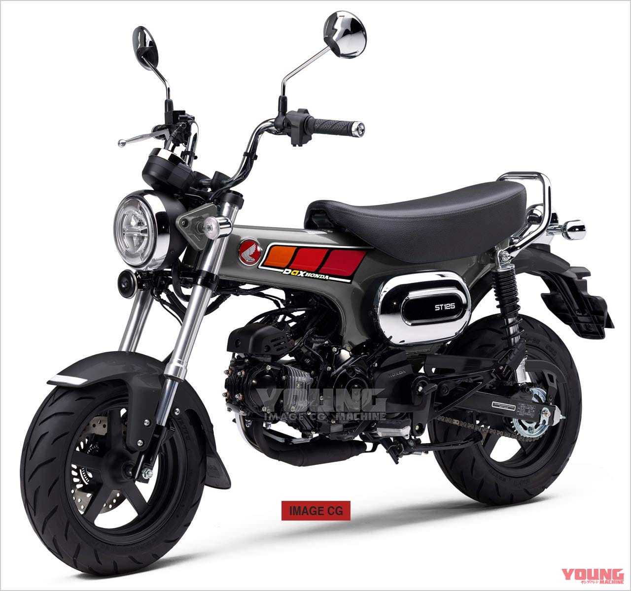 ホンダ ダックス125|イメージCG|〈YM未来予想〉ホンダNEWダックス ニューカラー妄想9連発! 次に来るのは伝統色か!? 新規色か?!