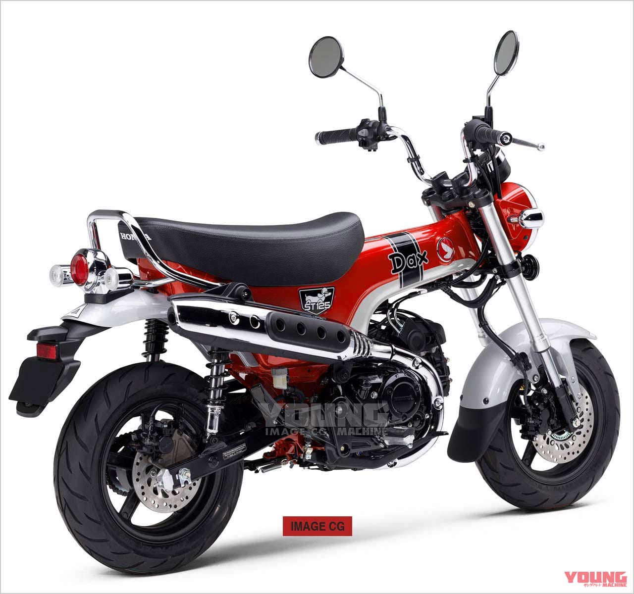 ホンダ ダックス125|イメージCG|〈YM未来予想〉ホンダNEWダックス ニューカラー妄想9連発! 次に来るのは伝統色か!? 新規色か?!
