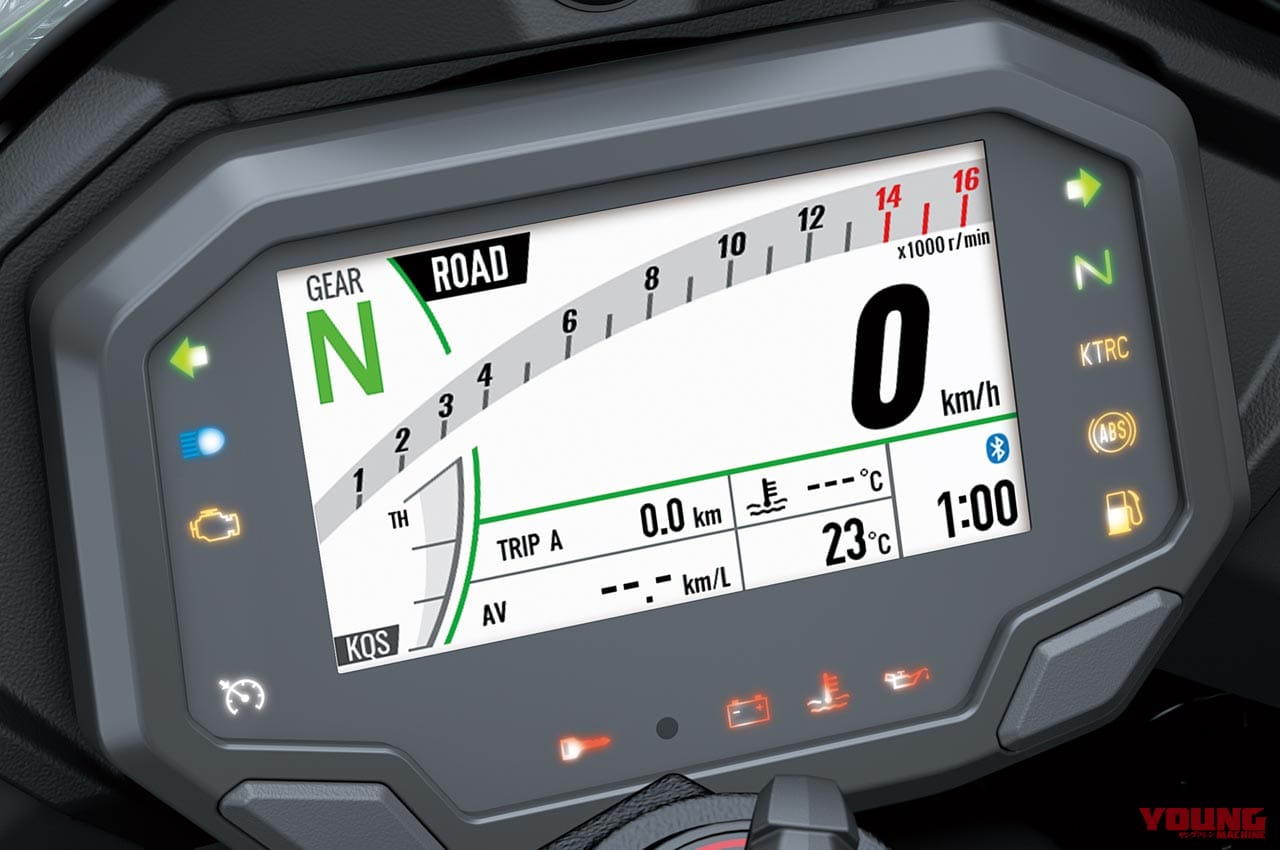 KAWASAKI 従来型スマホ連動機能イメージ|国内4メーカーの採用車種と機能を一挙紹介!【スマホと “つながる”バイク最新事情】