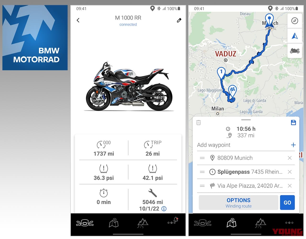BMW Motorrad Connectedアプリ|海外メーカーの搭載車種と機能を一挙紹介:前編【スマホと “つながる”バイク最新事情】
