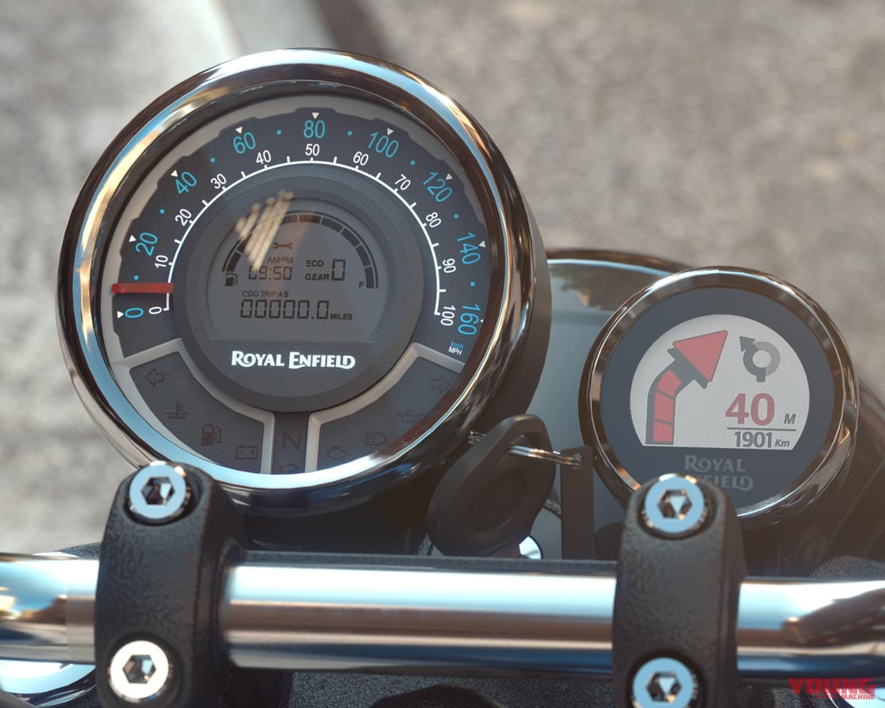 METEOR 350 series メーター|海外メーカーの搭載車種と機能を一挙紹介:後編【スマホと “つながる”バイク最新事情】