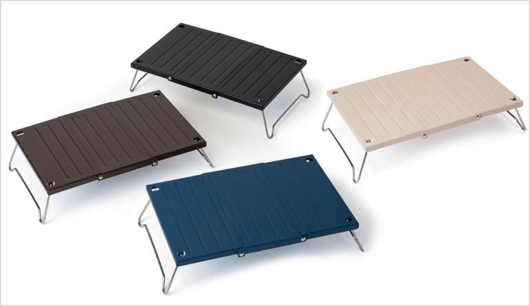 ワークマン|フィールドコア 耐熱アルミテーブル|ワークマンなら1万円でキャンプが始められる! おすすめキャンプ用品5点セット #1【圧倒的コスパのベーシックアイテム】