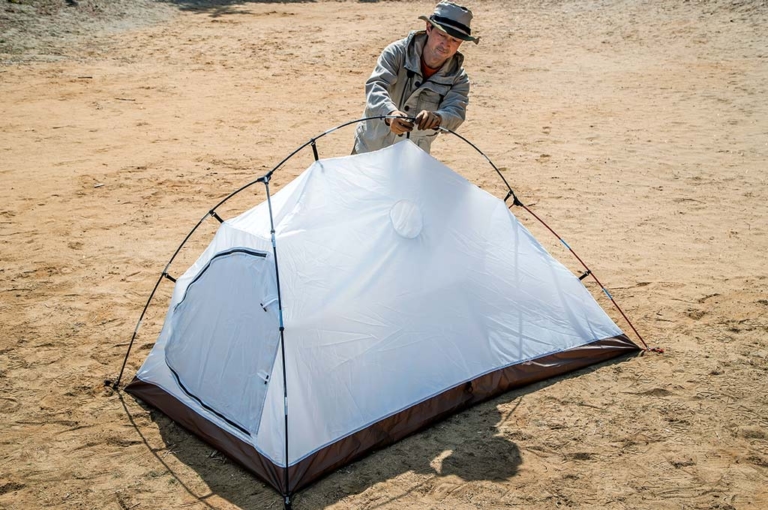 テント|キャンプツーリングならこれだ! ワークマンの設営カンタンドーム型テント【ベーシック ドームテント/ミシックツーリングテントAG】