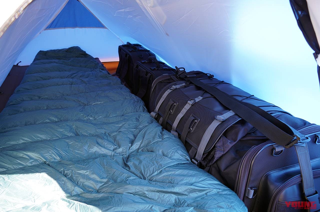 |キャンプツーリングならこれだ! ワークマンの設営カンタンドーム型テント【ベーシック ドームテント/ミシックツーリングテントAG】