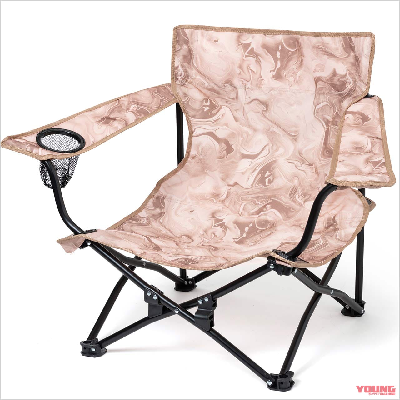 フィールドコア 燃え広がりにくいアームチェア ロー|ワークマン発! キャンプをさらに快適にするチェア&テーブルの選び方