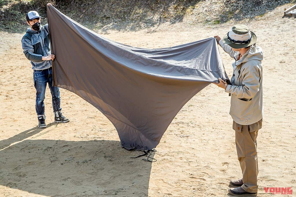 タープ|【ワークマン キャンプ用品】タープ導入でソロキャンプの快適性がワンランクアップするぞ!