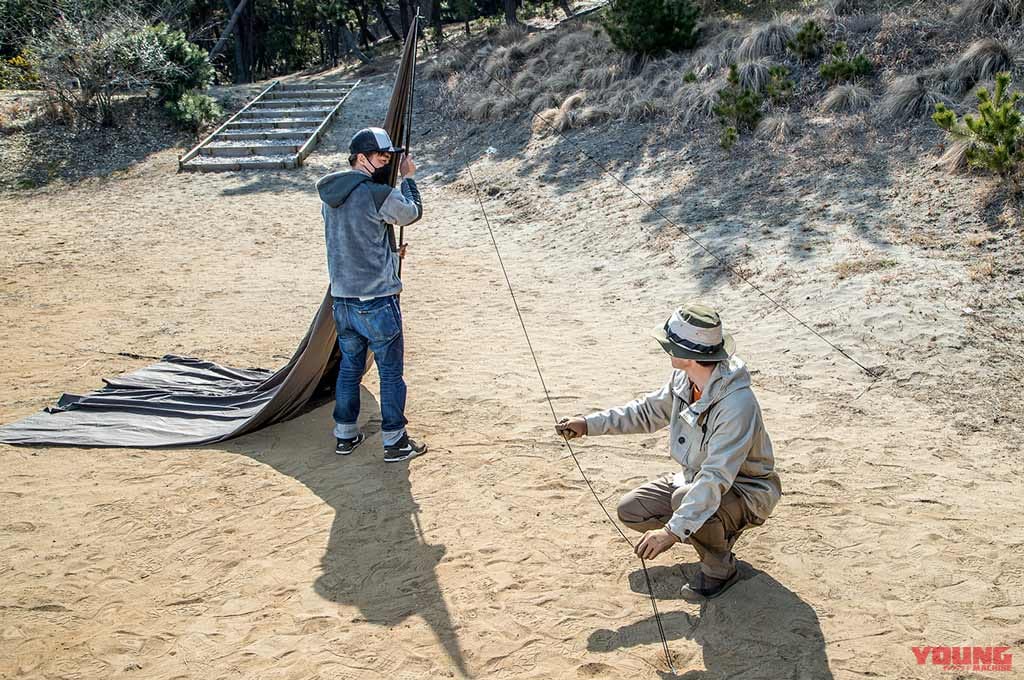 タープ|【ワークマン キャンプ用品】タープ導入でソロキャンプの快適性がワンランクアップするぞ!