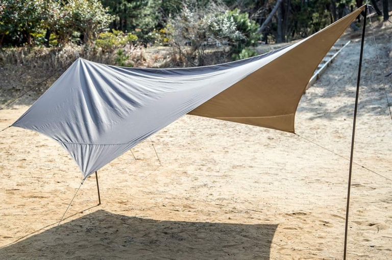 タープ|【ワークマン キャンプ用品】タープ導入でソロキャンプの快適性がワンランクアップするぞ!