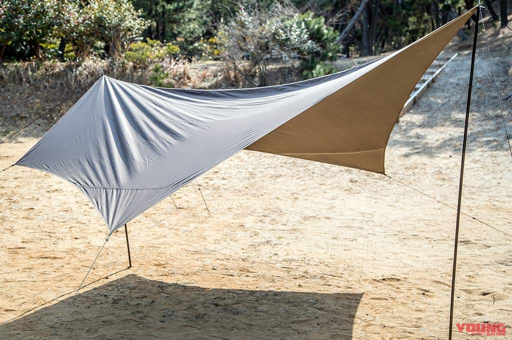 タープ|【ワークマン キャンプ用品】タープ導入でソロキャンプの快適性がワンランクアップするぞ!