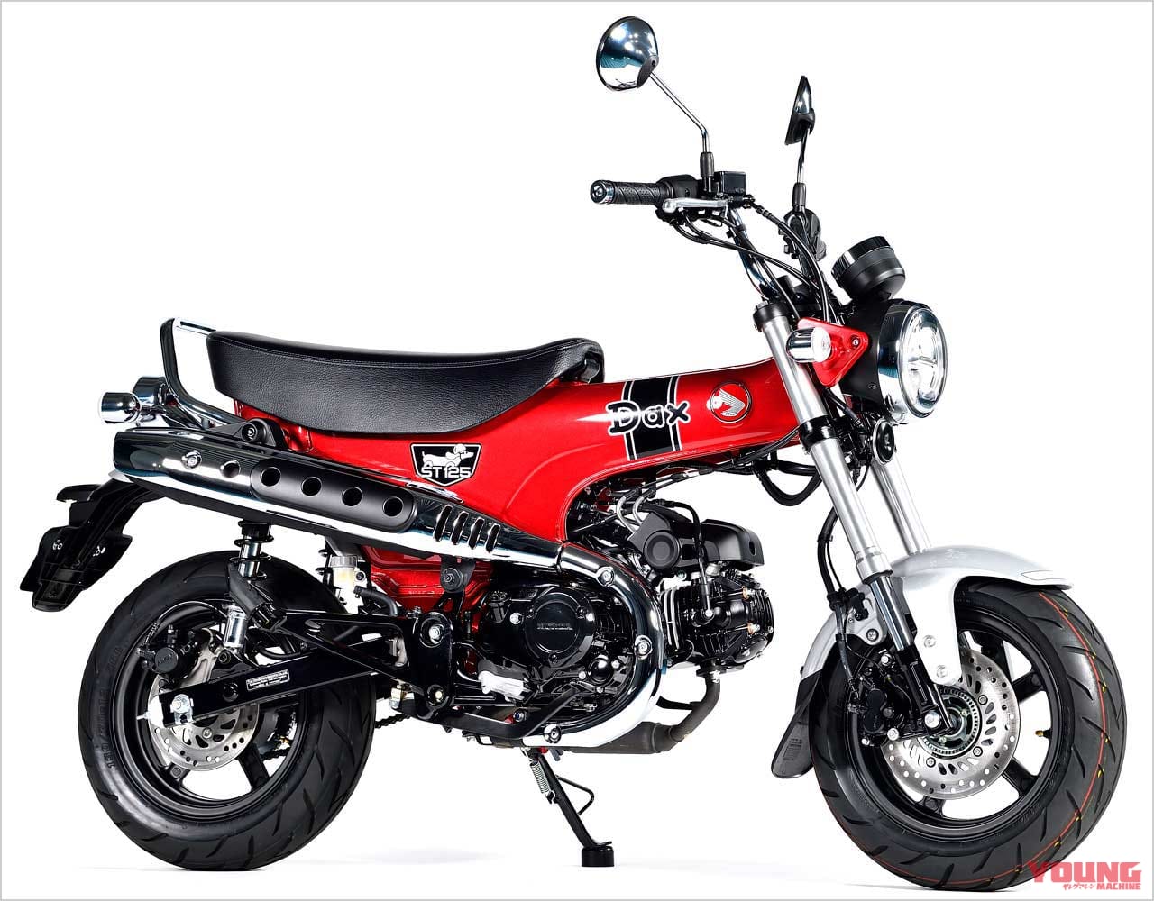 HONDA DAX125|コレが現代のホンダ125cc勢力図だッ! 充実の個性派原付二種レーダーチャート分析