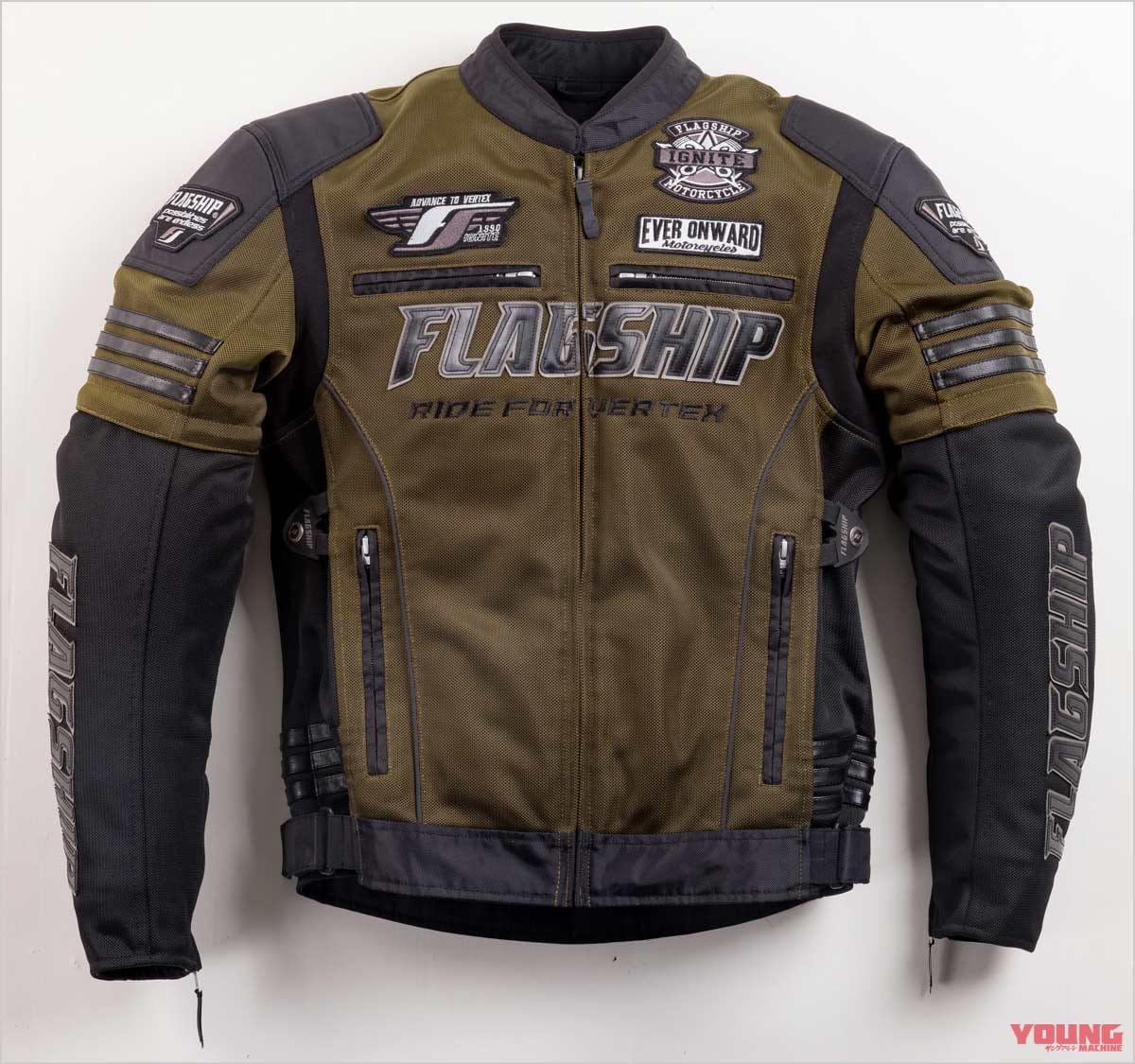 フラッグシップ イクシードメッシュジャケット|’22春夏最新ライディングウェアカタログ〈フラッグシップ〉スポーティな定番スタイル