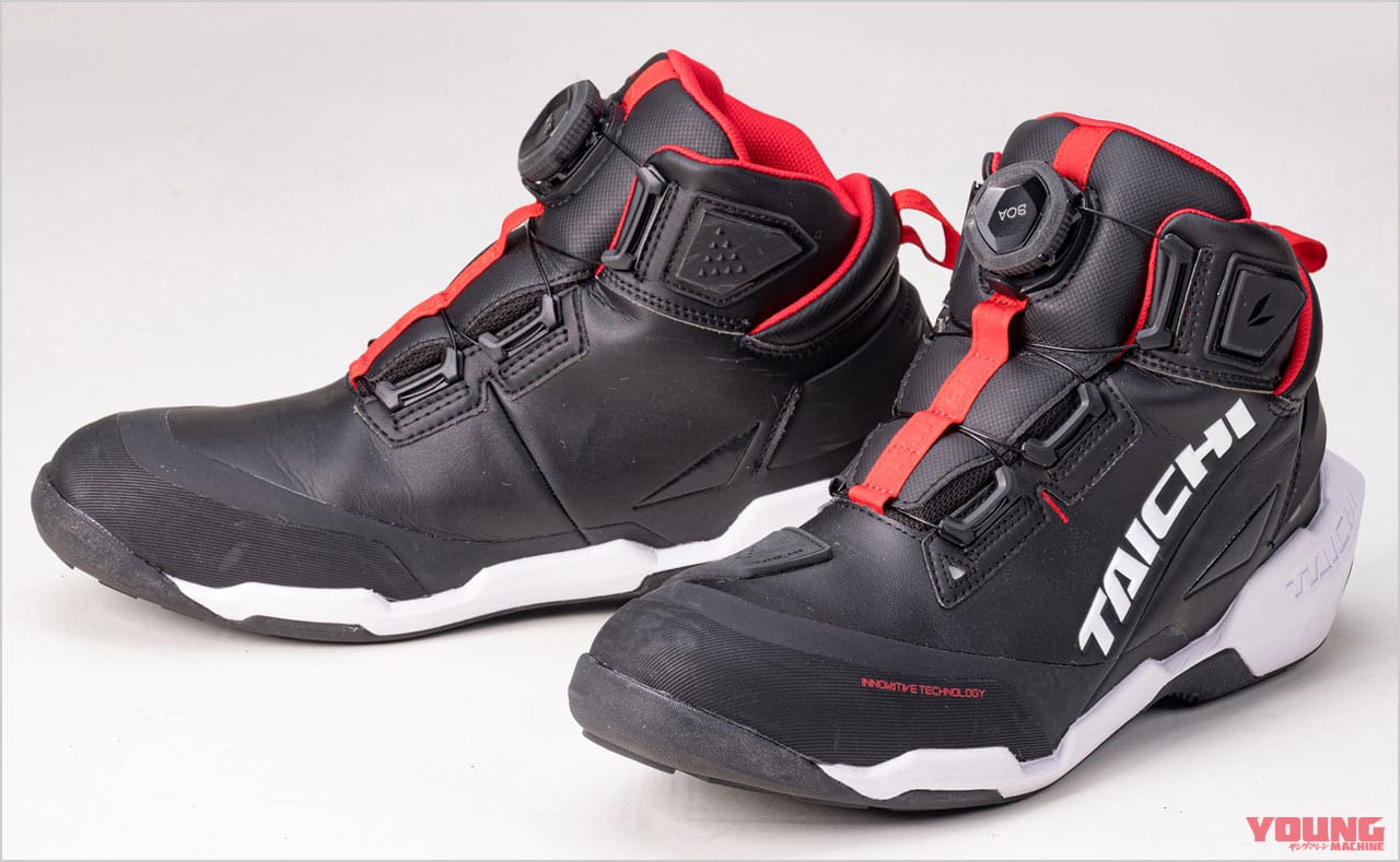 タイチ 013ドライマスターアローシューズRSS013|’22春夏最新ライディングウェアカタログ〈タイチ〉様々な製品に最新トレンドを導入