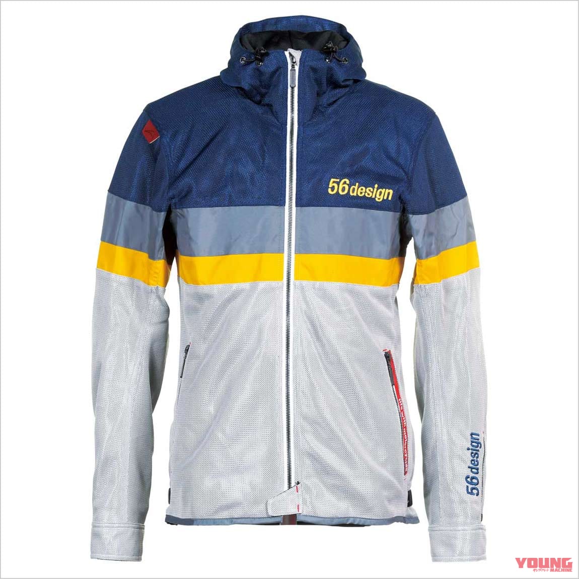 56デザイン カフェラテメッシュパーカKF2|’22春夏最新ライディングウェアカタログ〈56デザイン〉身近に着こなせるライディングウェアを