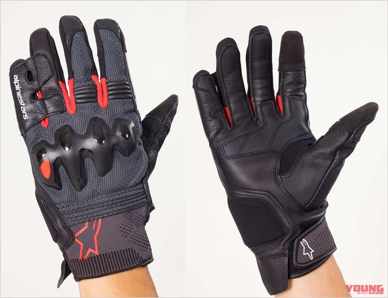 アルパインスターズ モーフスポーツグローブ|’22春夏最新ライディングウェアカタログ〈アルパインスターズ〉最新エアバッグにも対応だ