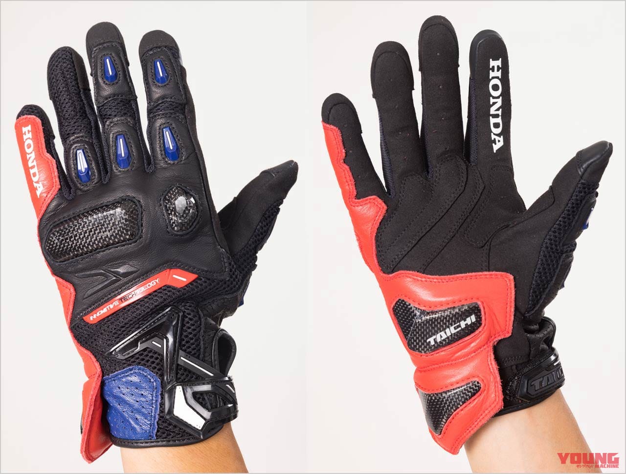 ホンダ ラプターメッシュグローブ|’22春夏最新ライディングウェアカタログ〈ホンダ〉CBR生誕30周年記念モデルだ