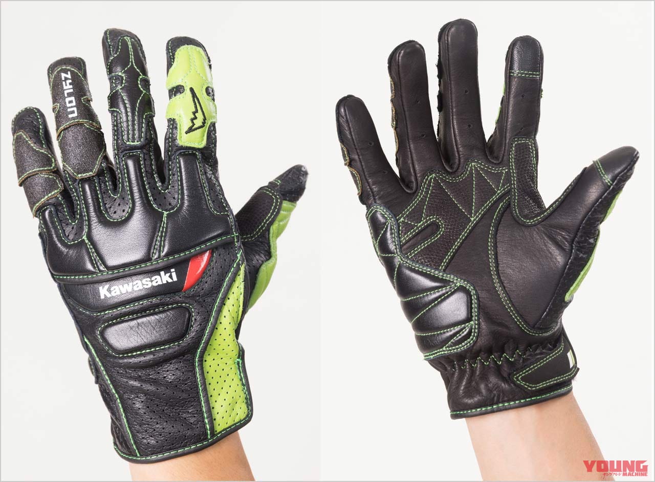 カワサキ エアーGPSグローブ|’22春夏最新ライディングウェアカタログ〈カワサキ〉プラザ店専売モデルも見逃せない