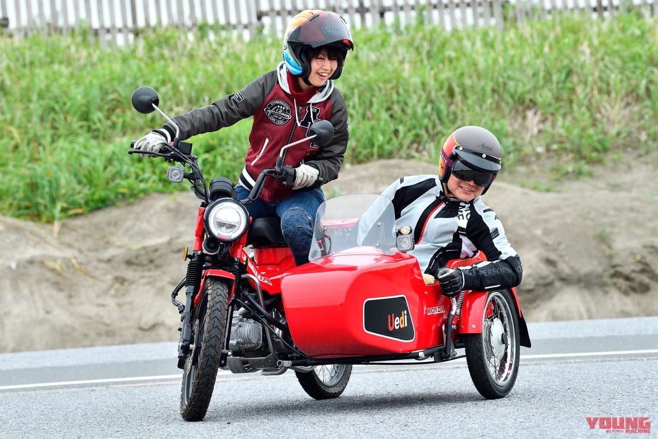 |ハンターカブで高速道路を疾走!! ……って、原付二種じゃないの!? サイドカー「Uedi」見参!