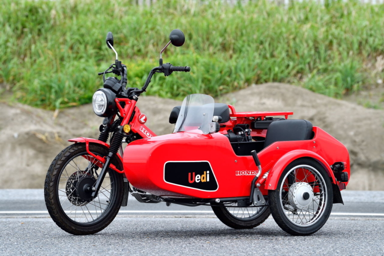 CT125 HUNTER CUB『Uedi』|ハンターカブで高速道路を疾走!! ……って、原付二種じゃないの!? サイドカー「Uedi」見参!