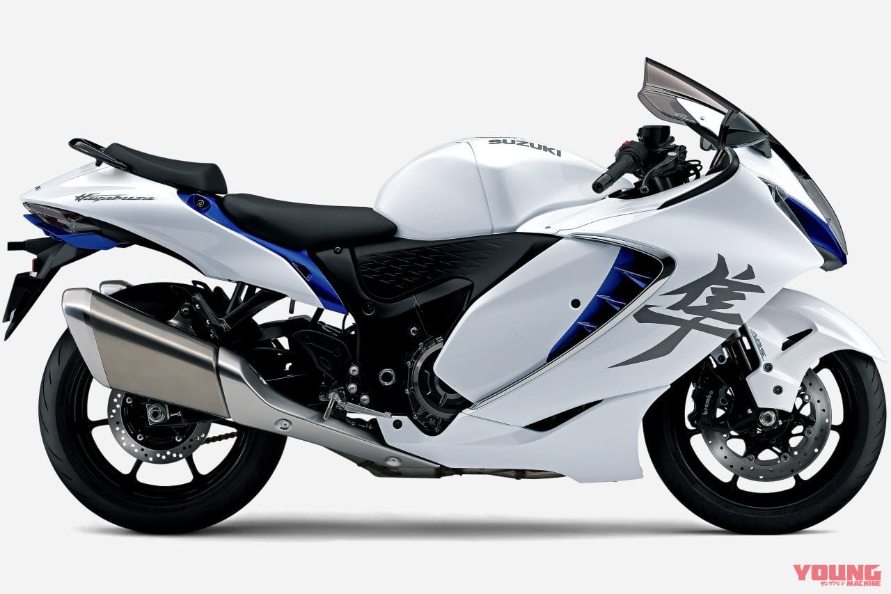 |スズキ「隼(ハヤブサ)」2022年の新色が登場! カラーオーダープランには青ホイールも追加