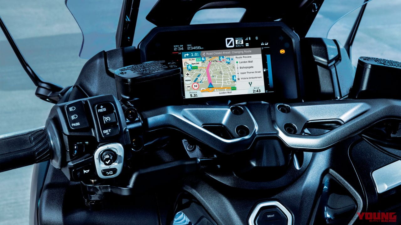|ヤマハ「TMAX560/テックマックス」デザイン一新の2022年型が登場! は電制や足まわりも強化