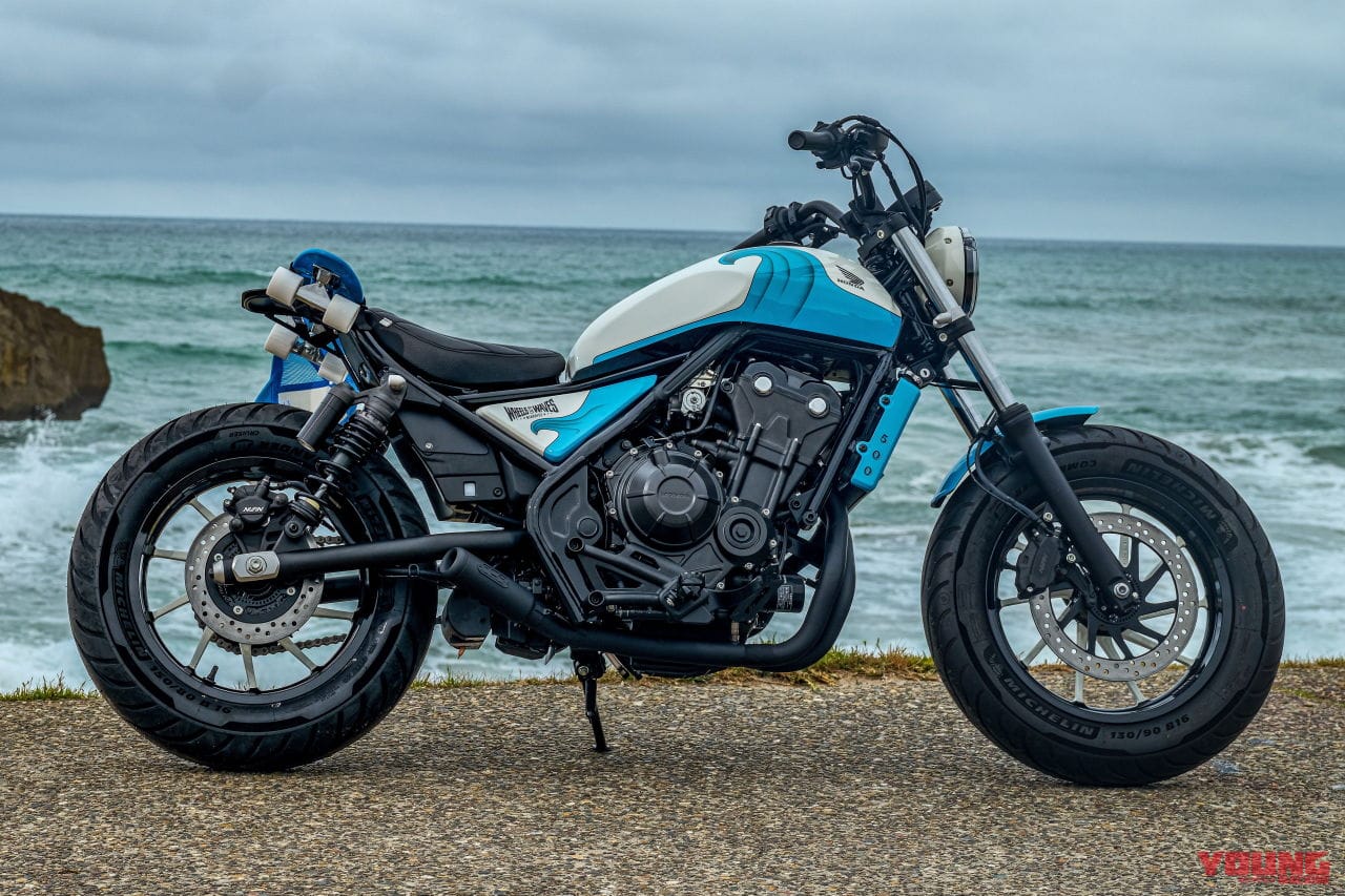 Honda CMX Rebel Waves|ホンダの新型車「CL250/CL500」はこうなる?! スクランブラーを思わせるレブルカスタム参上!【欧州】