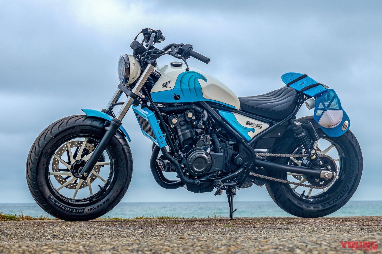 Honda CMX Rebel Waves|ホンダの新型車「CL250/CL500」はこうなる?! スクランブラーを思わせるレブルカスタム参上!【欧州】