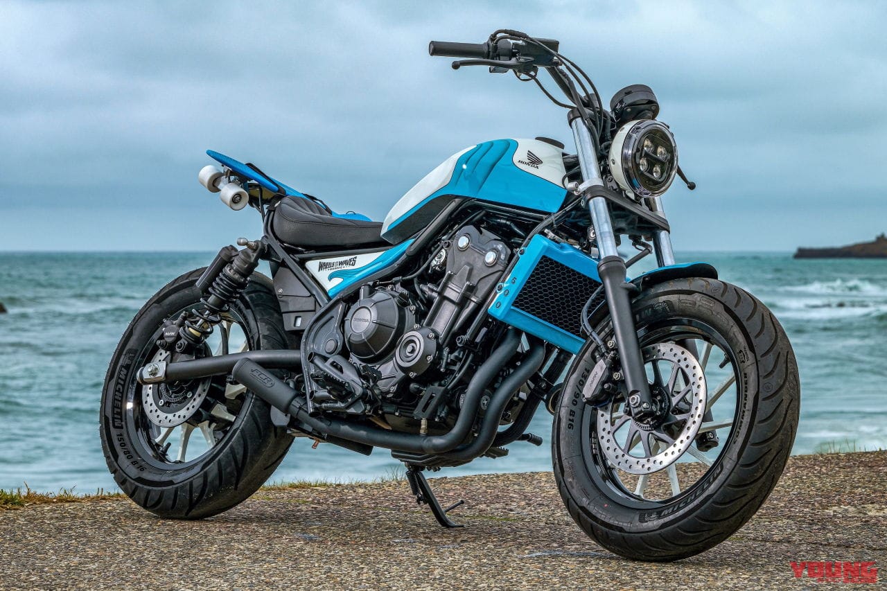 Honda CMX Rebel Waves|ホンダの新型車「CL250/CL500」はこうなる?! スクランブラーを思わせるレブルカスタム参上!【欧州】
