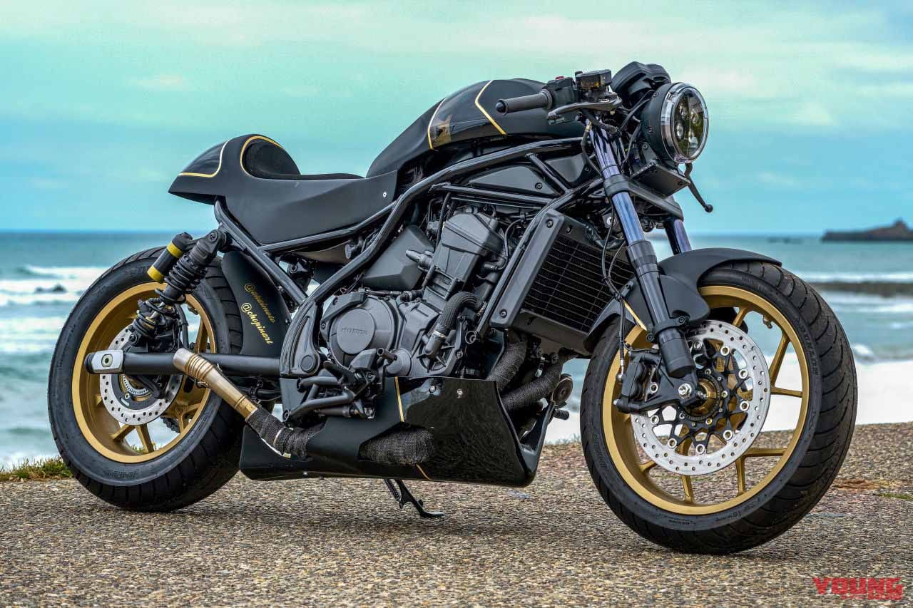 Akaimoto|ホンダの新型車「CL250/CL500」はこうなる?! スクランブラーを思わせるレブルカスタム参上!【欧州】