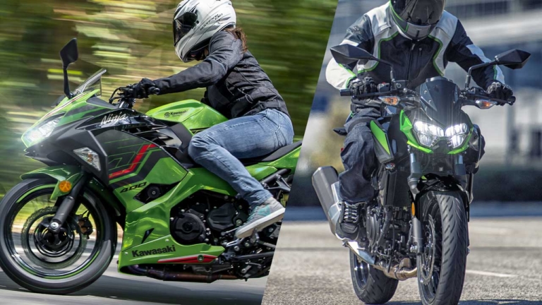 カワサキ新型「ニンジャ400/Z400」欧州に参上! ユーロ5に適合、ニューカラーも