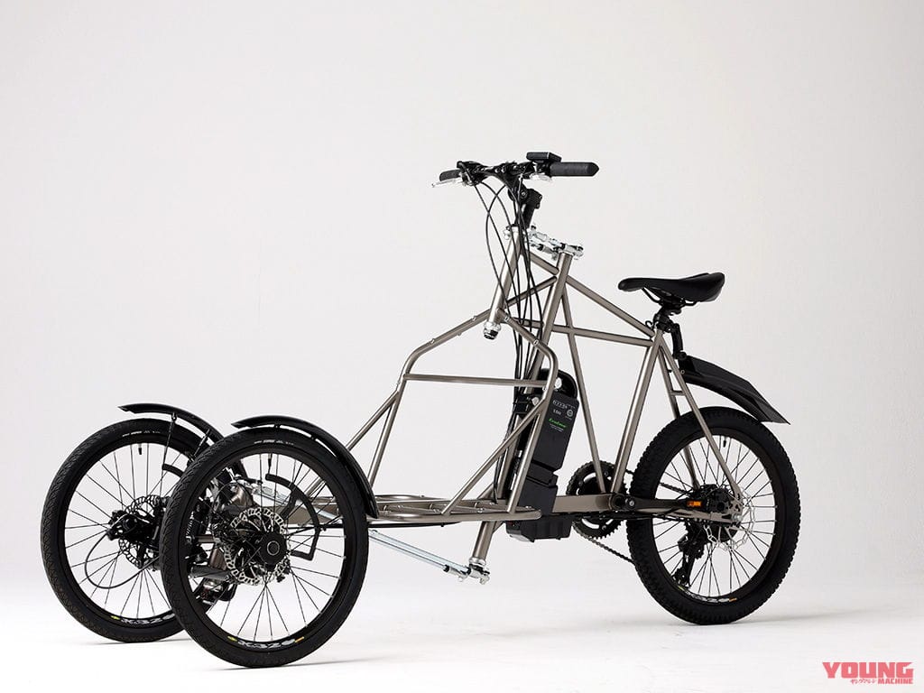 noslisu 電動アシスト自転車カーゴ仕様|凄い積載性で歩道も可?! カワサキの三輪「ノスリス電動アシスト自転車 カーゴ仕様」登場!