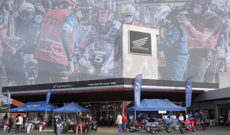 ホンダワールド（TSR/TECHNICAL SPORTS RACING）と三重スーパーカブ販売（ホンダドリーム鈴鹿など）がグループ会社に（75ページ目）