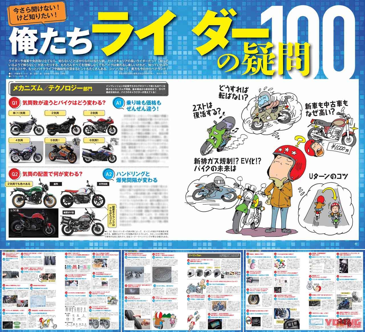 ヤングマシン2022年8月号(6月24日発売)|ホンダ2023スクープ特報!!/ズバッと『Q&A100』/俺たちの400cc 4気筒烈伝【ヤングマシン2022年8月号は6/24発売】