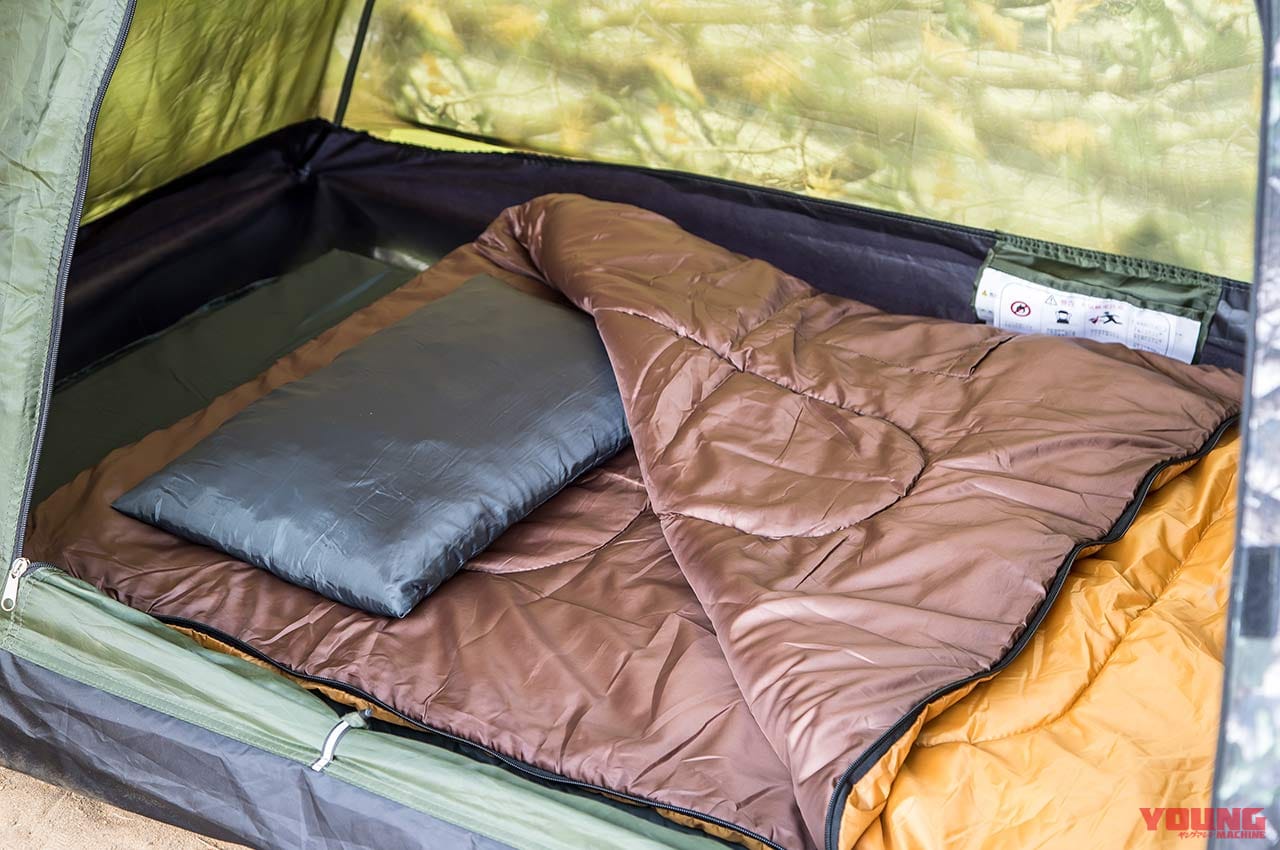 |キャンプツーリングならこれだ! ワークマンの設営カンタンドーム型テント【ベーシック ドームテント/ミシックツーリングテントAG】