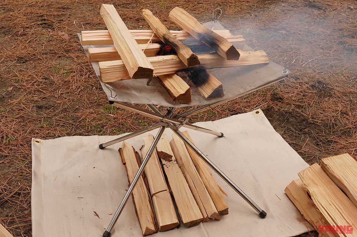 |【ワークマン キャンプ用品】癒し効果絶大、焚き火に挑戦してみよう!