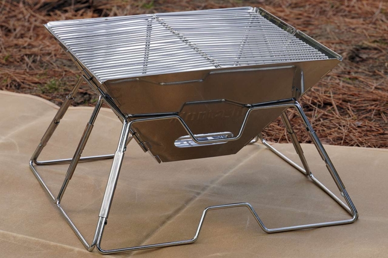 ワークマン 折畳みBBQグリル|【ワークマン キャンプ用品】癒し効果絶大、焚き火に挑戦してみよう!