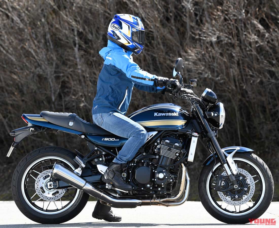 |カワサキZ650RS 女子力チェック試乗インプレッション【余力が残る分コンパクトに取り回せる】