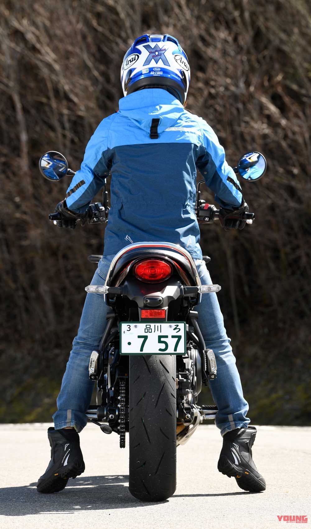 |カワサキZ650RS 女子力チェック試乗インプレッション【余力が残る分コンパクトに取り回せる】