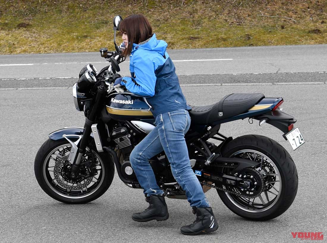 |カワサキZ650RS 女子力チェック試乗インプレッション【余力が残る分コンパクトに取り回せる】
