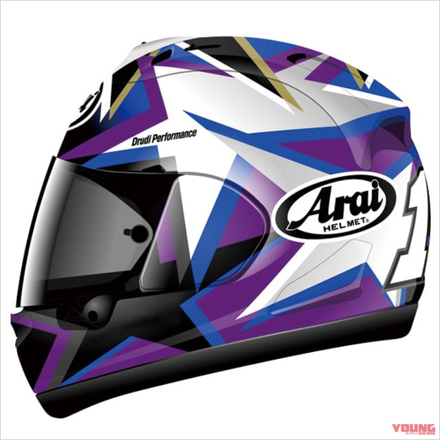 アライ RX-7X マーベリックGP4|’22最新ヘルメットカタログ〈アライ|RX-7/アストロGX/VZ-ラム〉レプリカ系の新作ズラリ