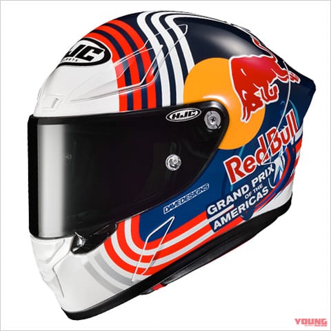 HJC RPHA 1NレッドブルオースティンGP|’22最新ヘルメットカタログ〈フルフェイス編 #3〉F-17/エアロブレード6/X-803RS/RPHA 1N/レースRプロ etc.