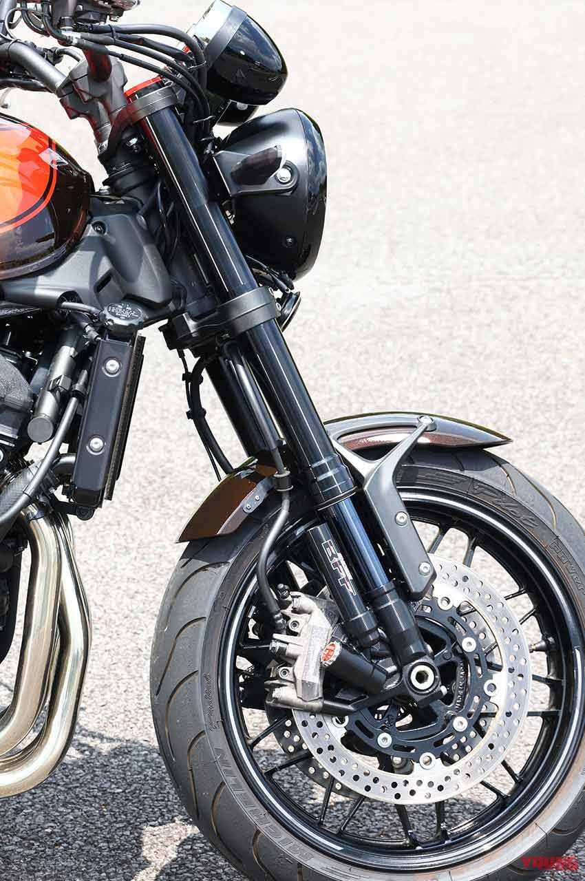 |安定の減衰力でZ900RSの走りを底上げ! ショーワBFF(フォーク)&BFRCライト(リヤショック)