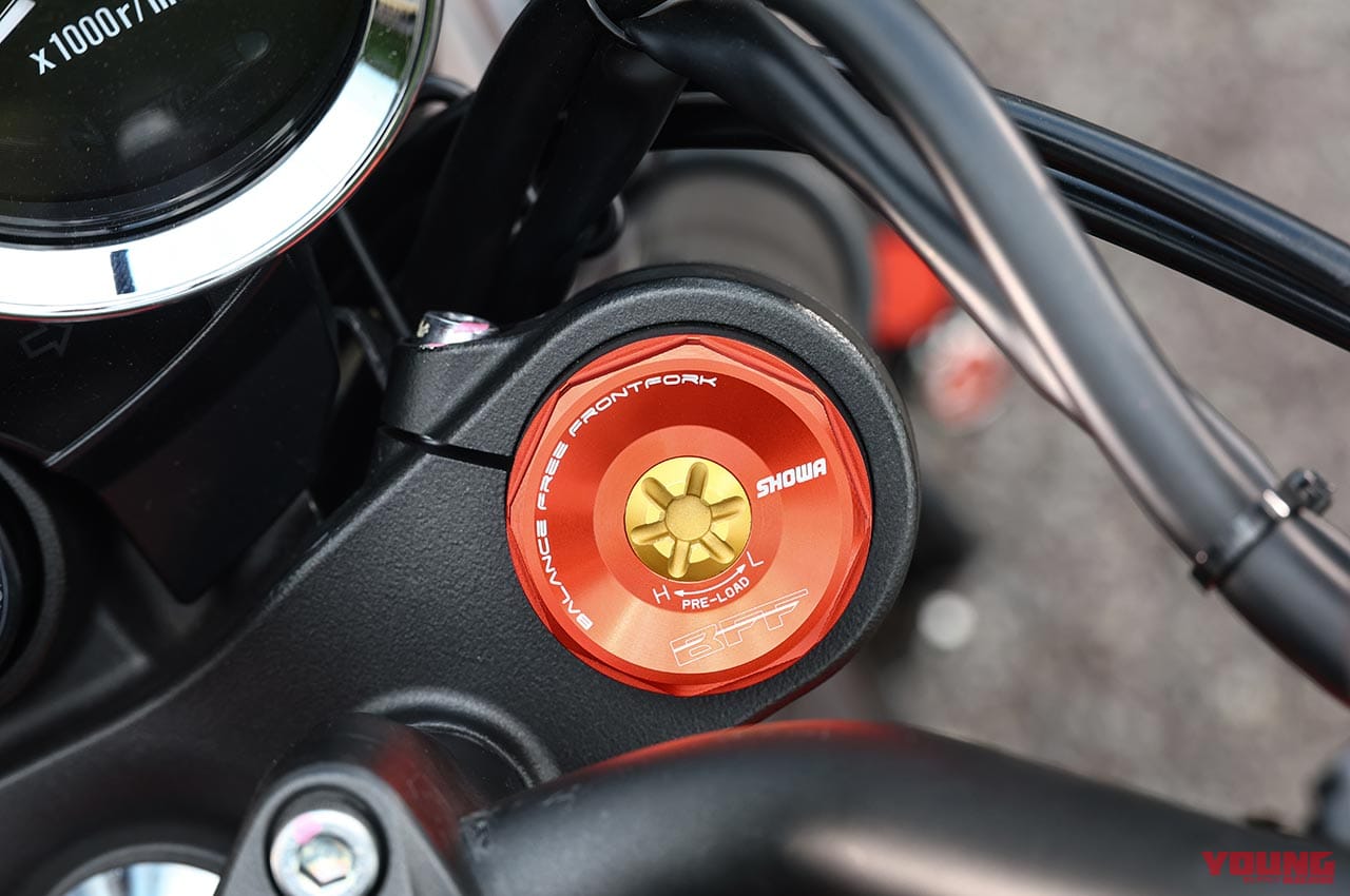 |安定の減衰力でZ900RSの走りを底上げ! ショーワBFF(フォーク)&BFRCライト(リヤショック)