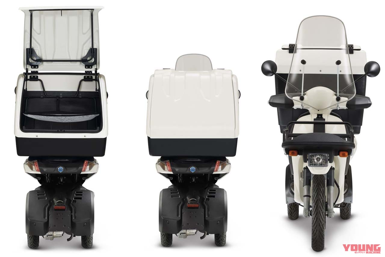 PIAGGIO Mymoover|ピアッジオ「マイムーバー」発売! 原付二種・ガソリンエンジンの3輪スクーター