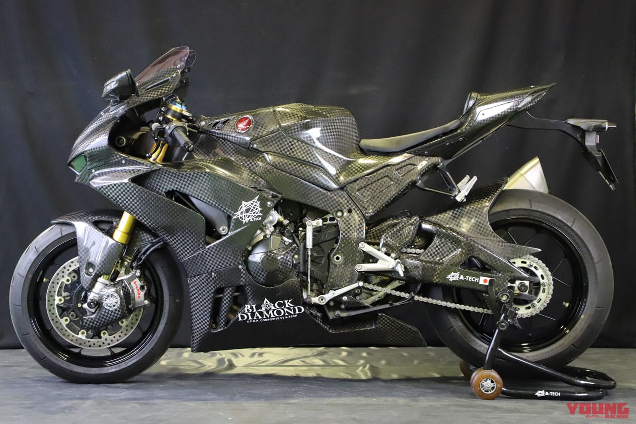 エーテック|CBR1000RR-R|エーテックのカーボンパーツ”BLACK DIAMOND” より、一挙に3機種用がリリース