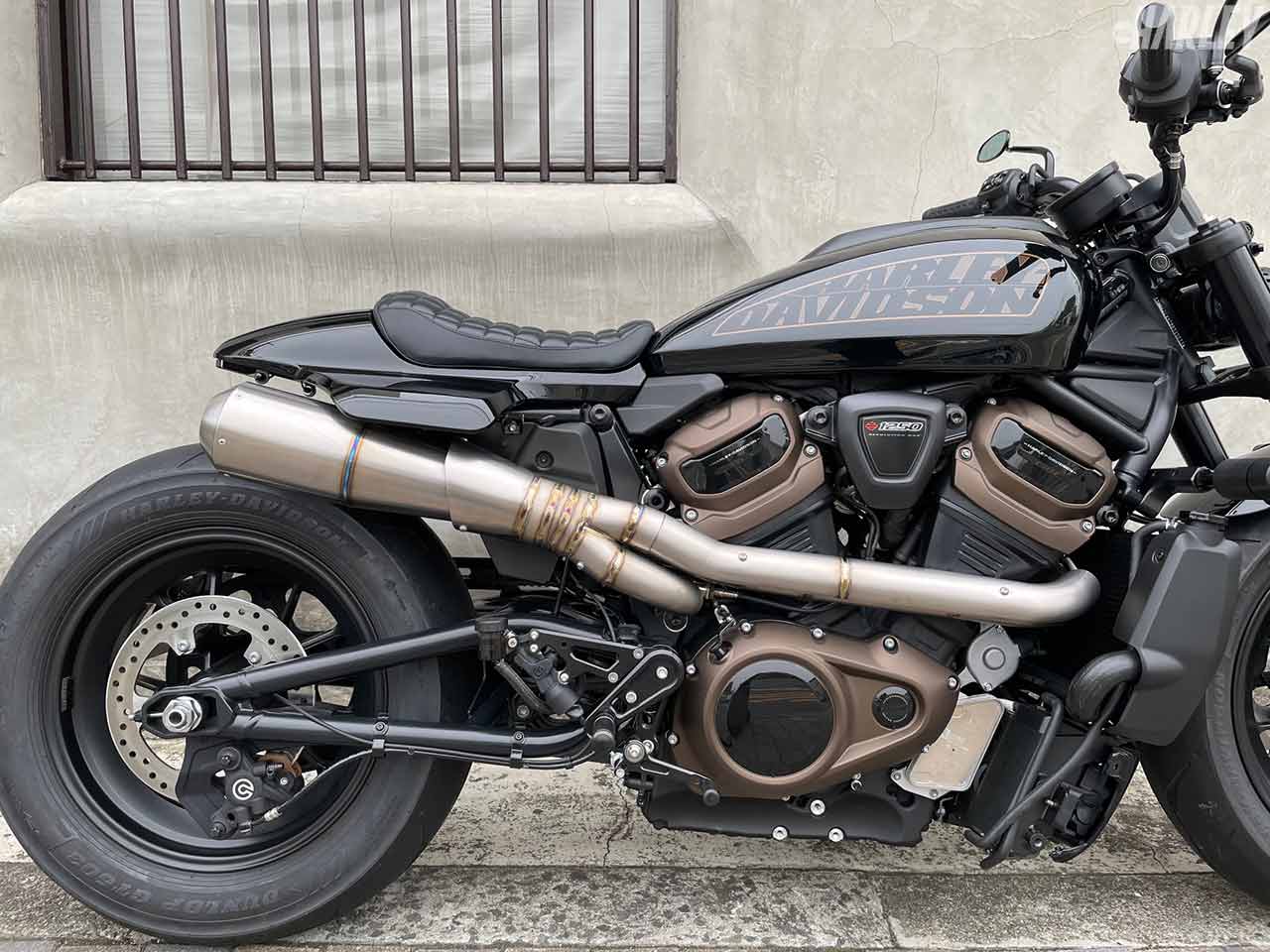 Harley-Davidson Tramp お皿 コの字ステー付 ソロシート | www