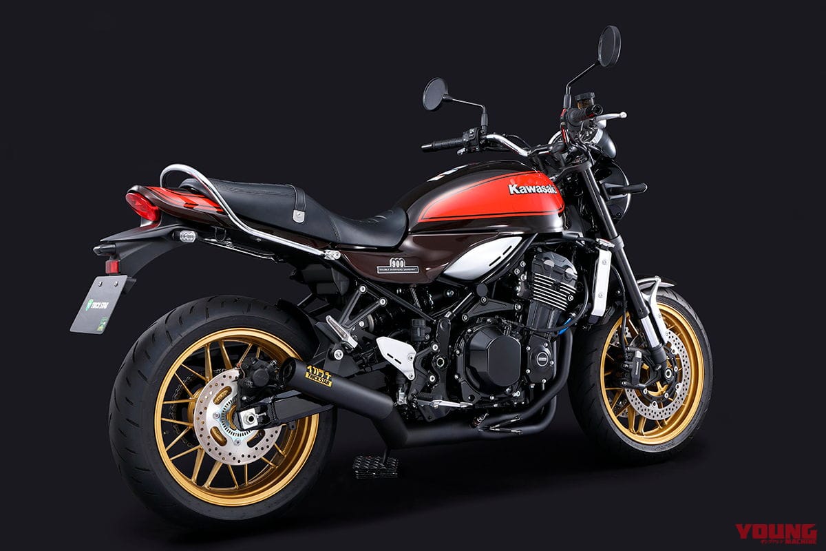 |〈動画〉Z900RSに“集合管”を! トリックスターの政府認証マフラー「イカヅチ管」見参!