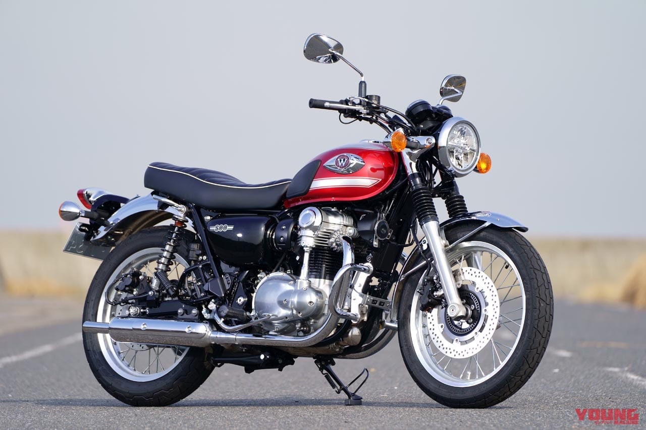 カワサキW800|前7:3|カワサキW800シリーズ/メグロK3 今や国産唯一の空冷ビッグバイクは“癒やし力”も国産随一! 〈YM的新車バイクざっくり解説〉