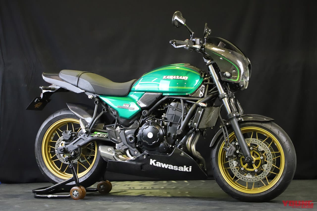 エーテック|Z650RS|エーテックのカーボンパーツ”BLACK DIAMOND” より、一挙に3機種用がリリース