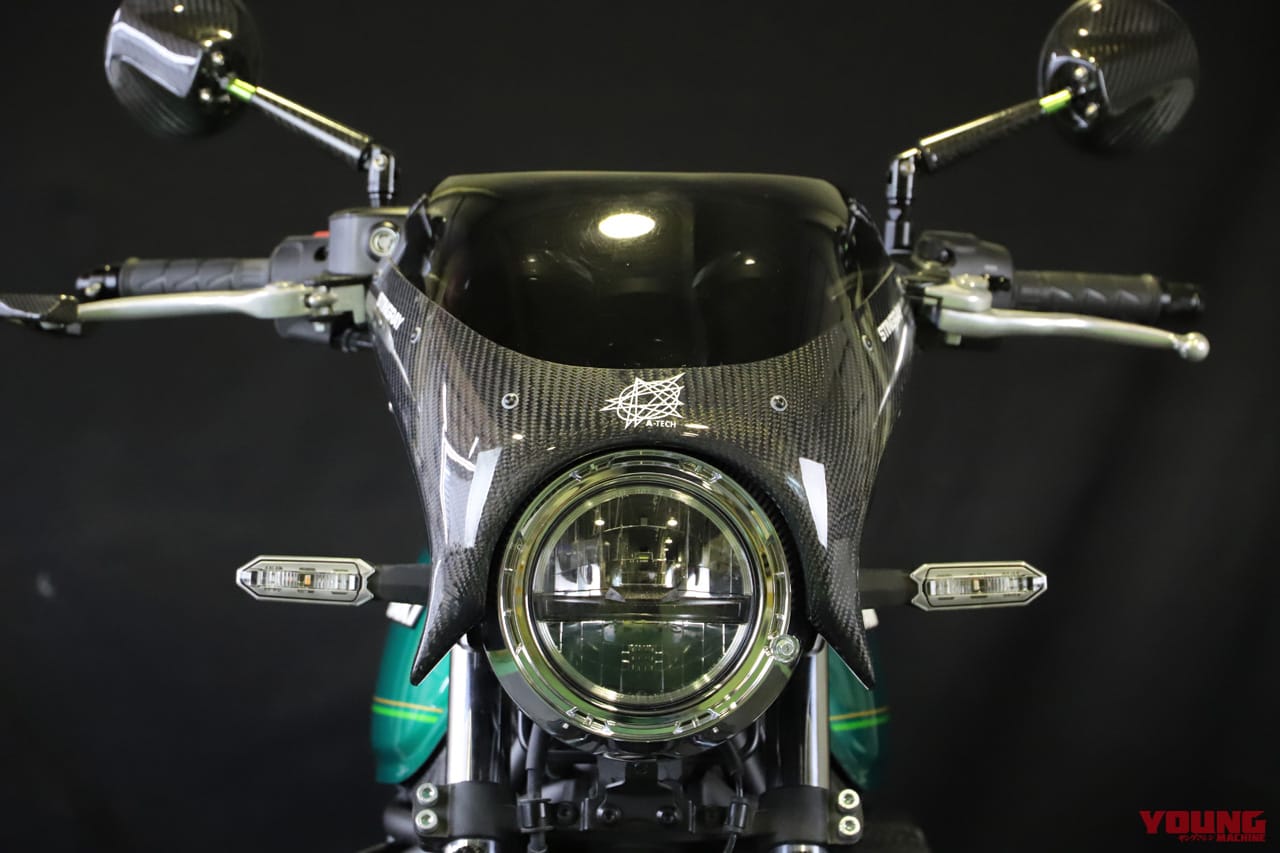エーテック|Z650RS|エーテックのカーボンパーツ”BLACK DIAMOND” より、一挙に3機種用がリリース